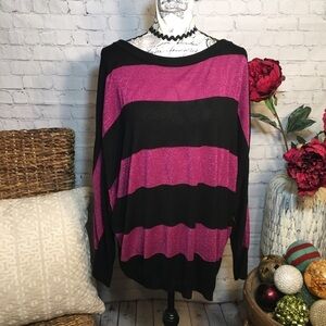 INC striped sweater
